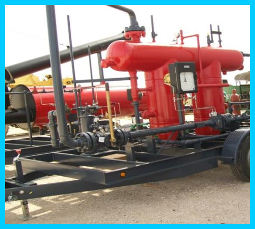 Skid-mounted industrial equipment