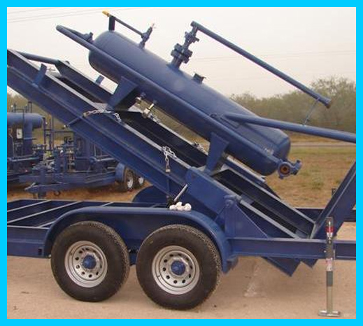 Custom industrial trailer fabrication